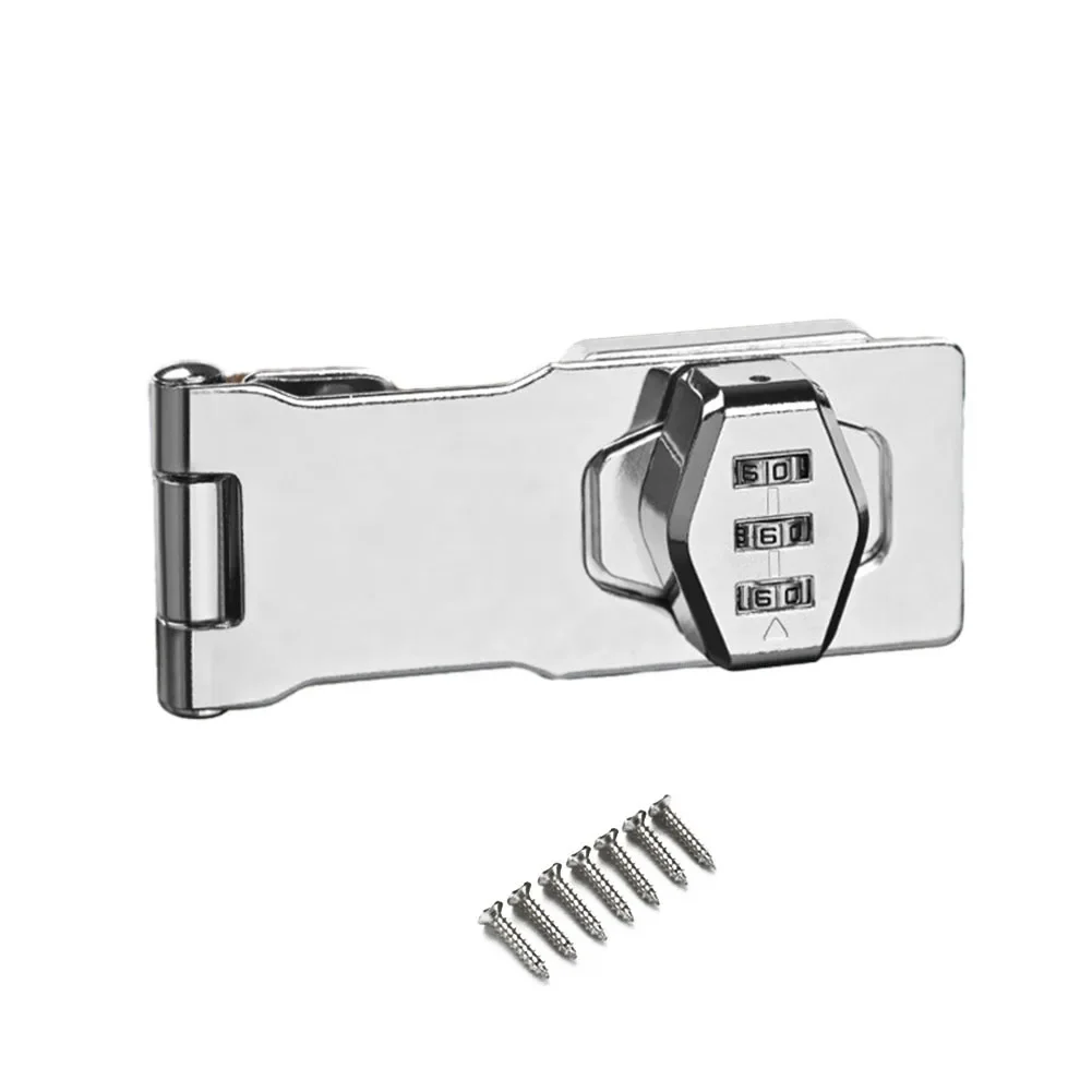 Cabinet Password Lock Drawer Lock 3-Digit Combination Password Lock Security Door Bolt Anti-theft Household Cabinet Hardware image 2