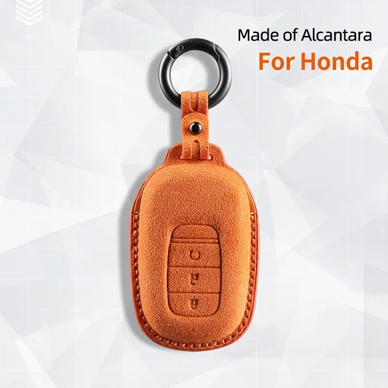 

Suitable for Honda keycase suede, 10th generation Civic Accord Haoying CRV keybag made of Alcantara material