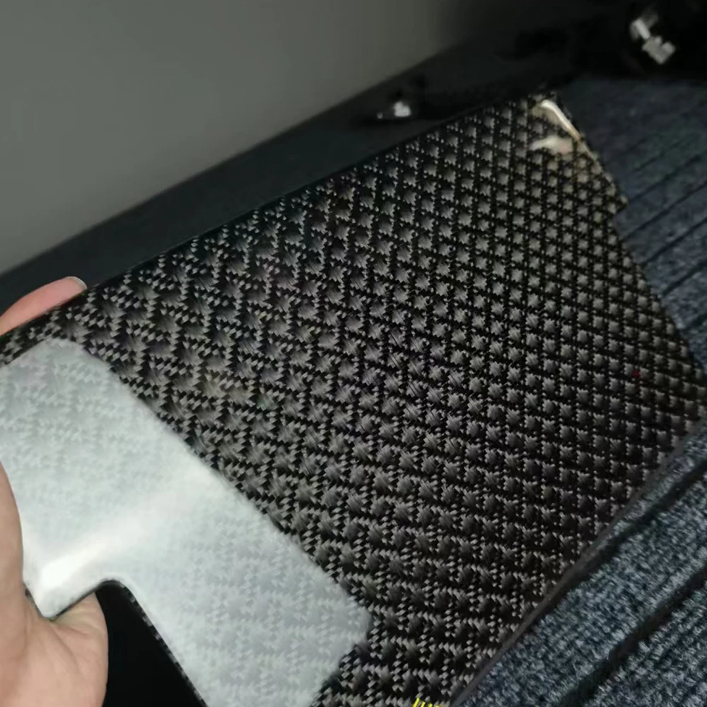 ل رولز رويس PET مزورة ألياف الكربون الفينيل فيلم سيارة التفاف ملصقات المضادة للخدش غطاء الهواء الإصدار ذاتية اللصق سيارة التفاف احباط #6