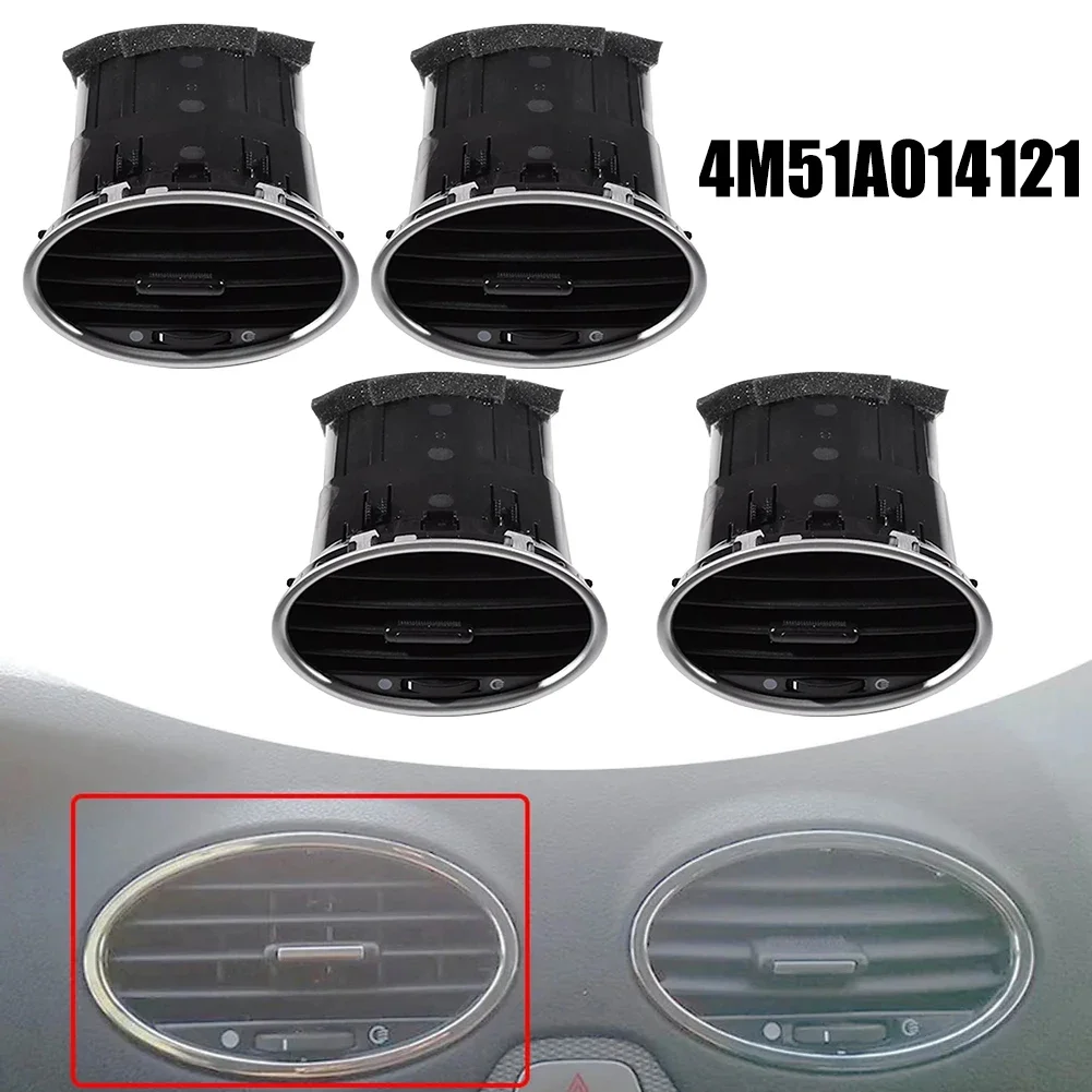 1/2/4 pezzi presa aria condizionata cruscotto sfiato AC sfiato per Ford Focus MK2 2005-2013 4M51A 014121   Sostituisci gli accessori per auto