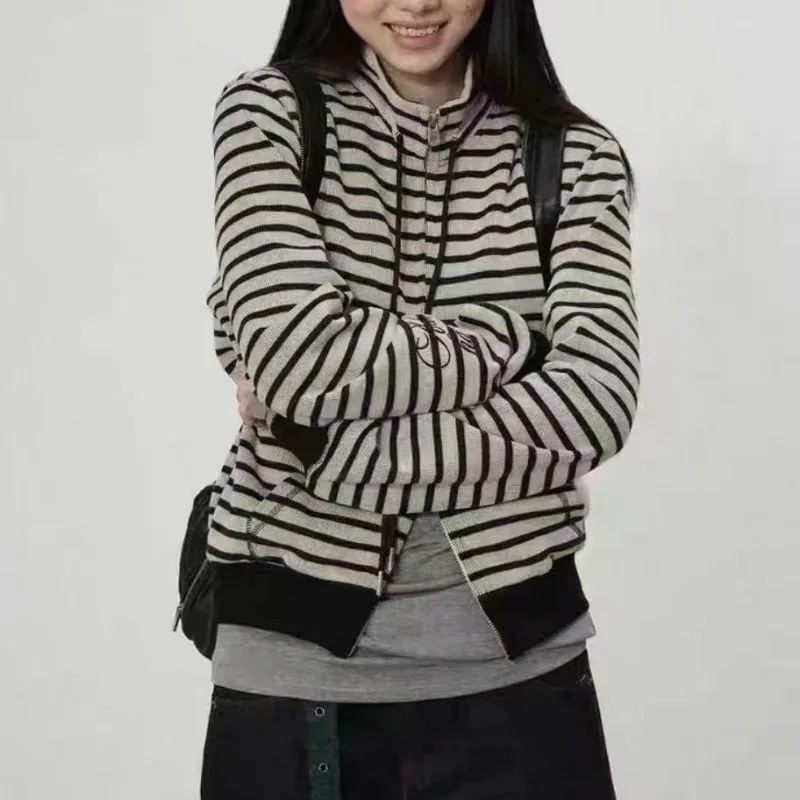 Y2k الملابس المشارب هوديس النساء بلايز الخريف الشتاء الشارع الشهير بلوزات الرجعية الكورية موضة فضفاضة سوداديراس موهير