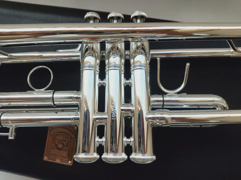 2024 Best quality B Flat trumpet silver-plated genuine LT180S-37 Trumpet musical instrument playing professionally grade Brass