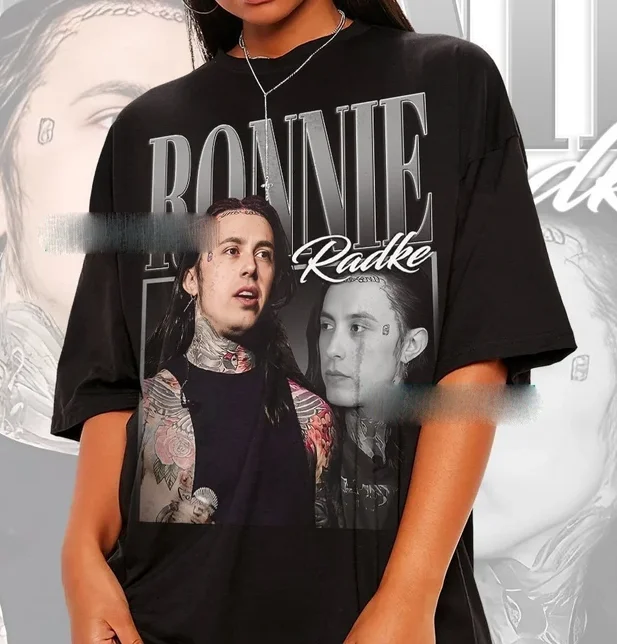 Ronnie Radke T-Shirt, Gift For Rock Music Lover, Ronnie Radke Gift, Rock Music