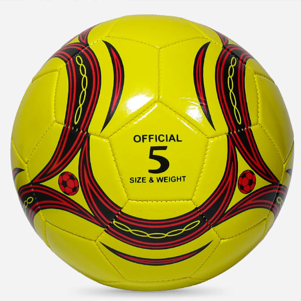 

Размер 5, футбольный мяч для тренировок для взрослых с крутыми узорами, мягкая и устойчивая к царапинам кожа из ПВХ, утолщенная для тренировок на стадионе