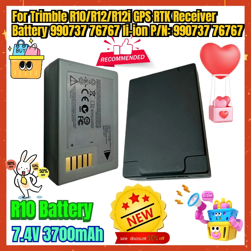 

R10 Battery for Trimble R10/R12/R12i GPS RTK Receiver Battery 990737 76767 li-ion 7.4V 3700mh P/N: 990737 76767