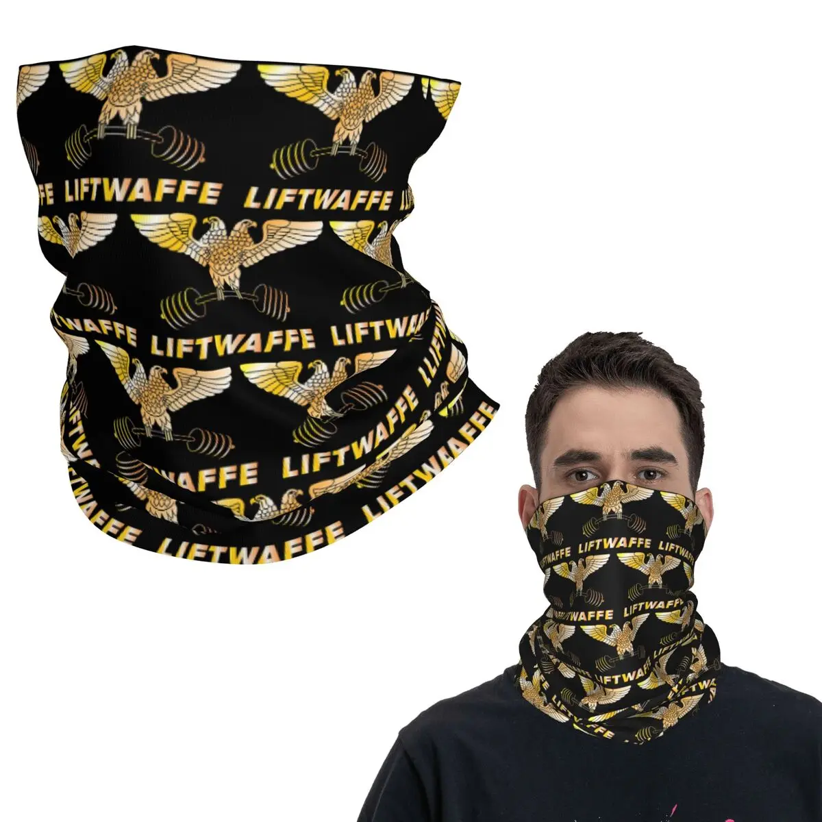 

Винтажный белый Люфтваффе, немецкие ВВС, Германия, Франция 9, бандана, гетры с принтом, шарф для лица, Балаклава для мужчин, женщин, взрослых
