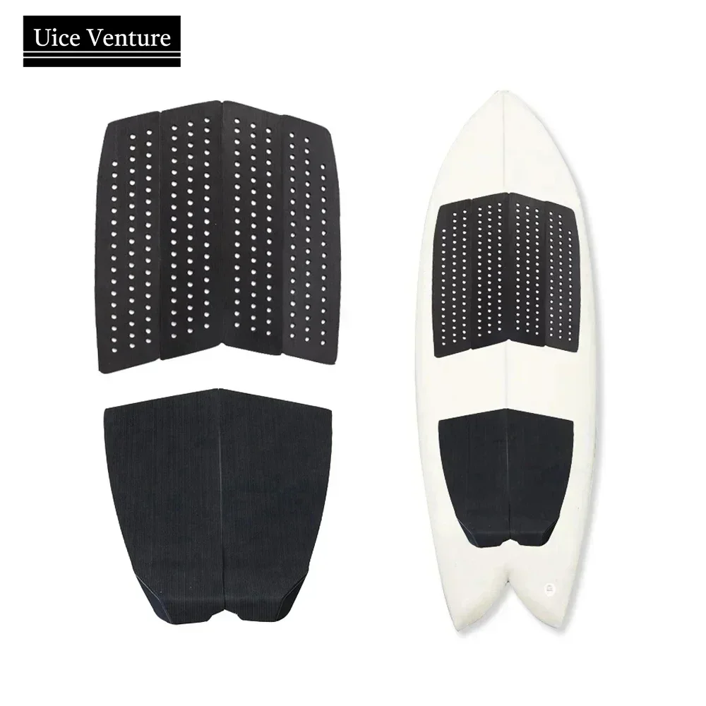 Surf Pad Surfboard Traction Pad Grip Anti-slip Combination Pads Deck Tail EVA Front Tail Pads For Longboard Surfing Accessories