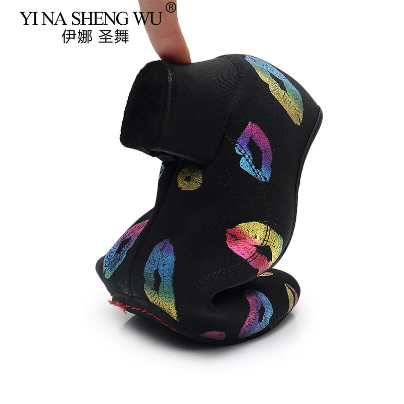 المرأة داخلي أكسفورد الجلود وحيد كعب سميك أحذية رياضية قاعة الرقص اللاتينية الحديثة أحذية الباليه أحذية الرقص 3/5 سنتيمتر عالية الكعب