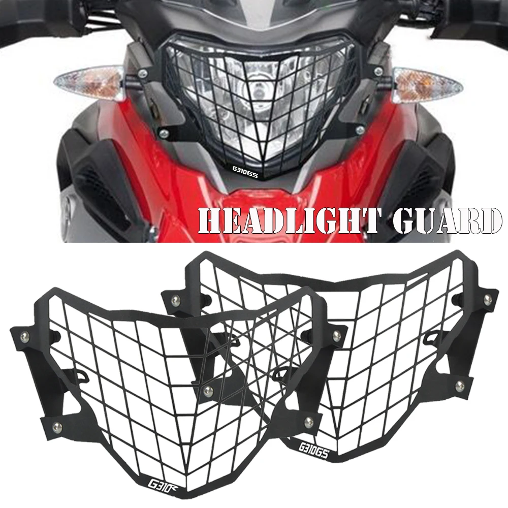 

For BMW G310GS G310R G 310GS 310R GS R 2017 2018 Headlight Protector Guard Front Head Lamp Grill Protection Cover Motorcycles