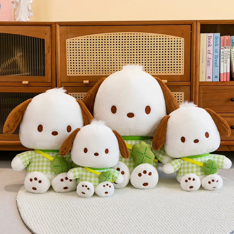 Sanrio Kawaii Pochacco Peluche Simpatico animale di peluche Grande bambola morbida per bambini Regalo di compleanno Perfetto coccoloso Giocattoli Compagno