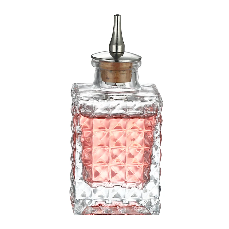 Vintage Cocktail Bitters Flasche mit Dasher Top Professionelles Barzubehör Bar Tool – Detail 5