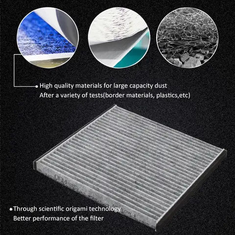 Car Cabin Air Filter 87139-33010 87139-YZZ03 For Lexus RX330 GX470 Toyota Solara Sienna Prius FJ Cruiser Celica Camry Avalon