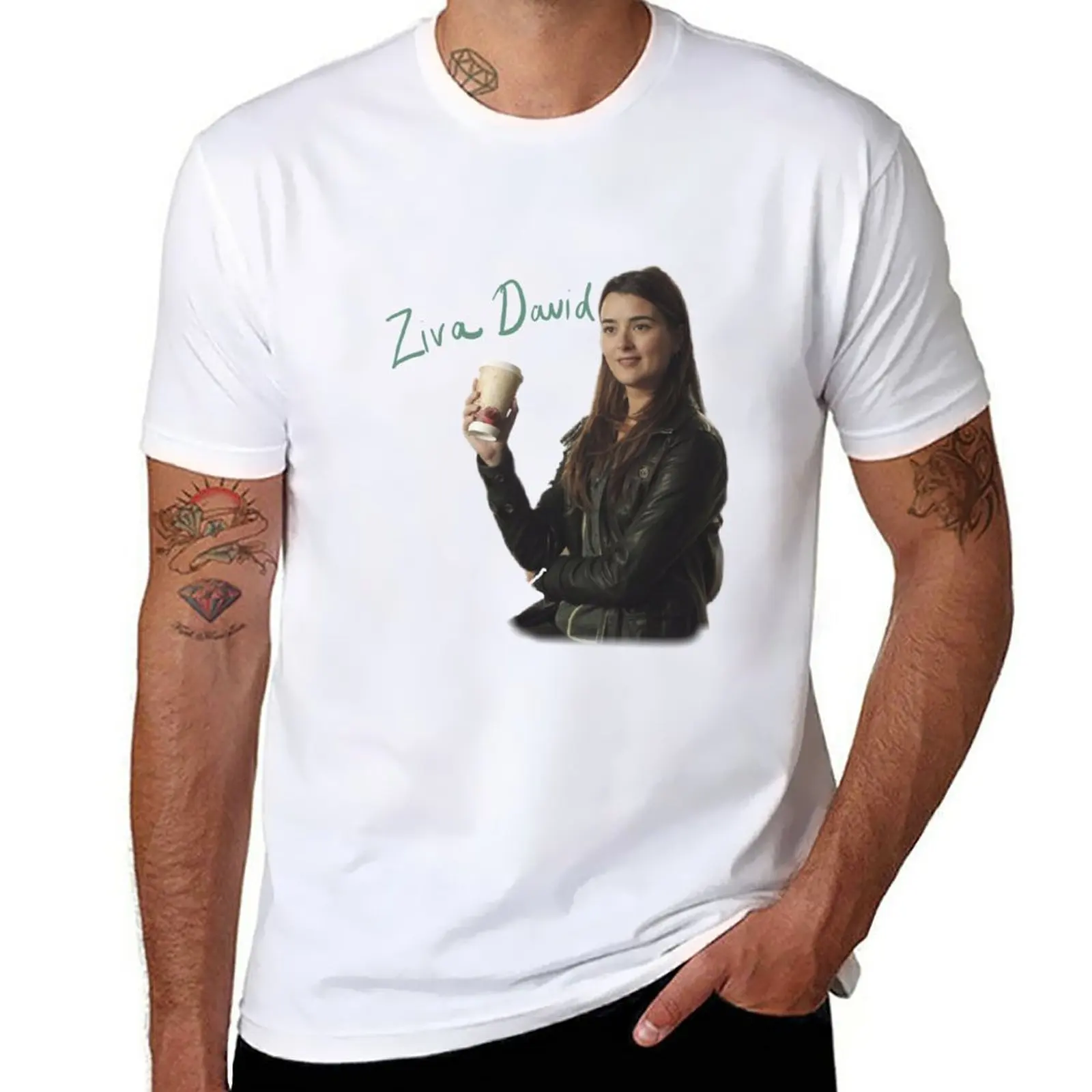 New Ziva David T-Shirt anime customized t shirts black t shirt mens champion t shirts