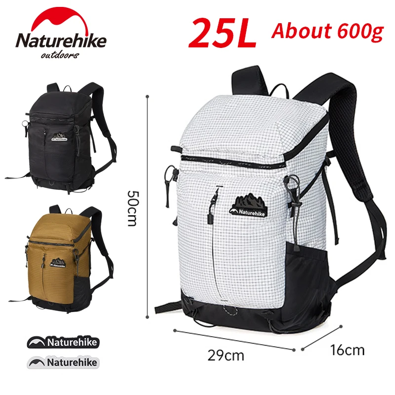 Naturehike 25L Ultralight Backpack Rucksack Waterproof Outdoor Hiking Camping Mountaineering Sports Travel Shoulder Bag Air Net