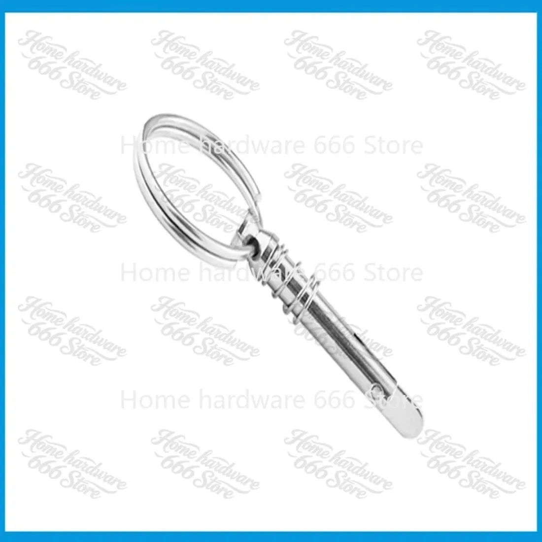 Quick Release Pin with Ring for Boat Top Deck Hinge, Marine Grade Hardware, 6.3*42mm, 1/4 in