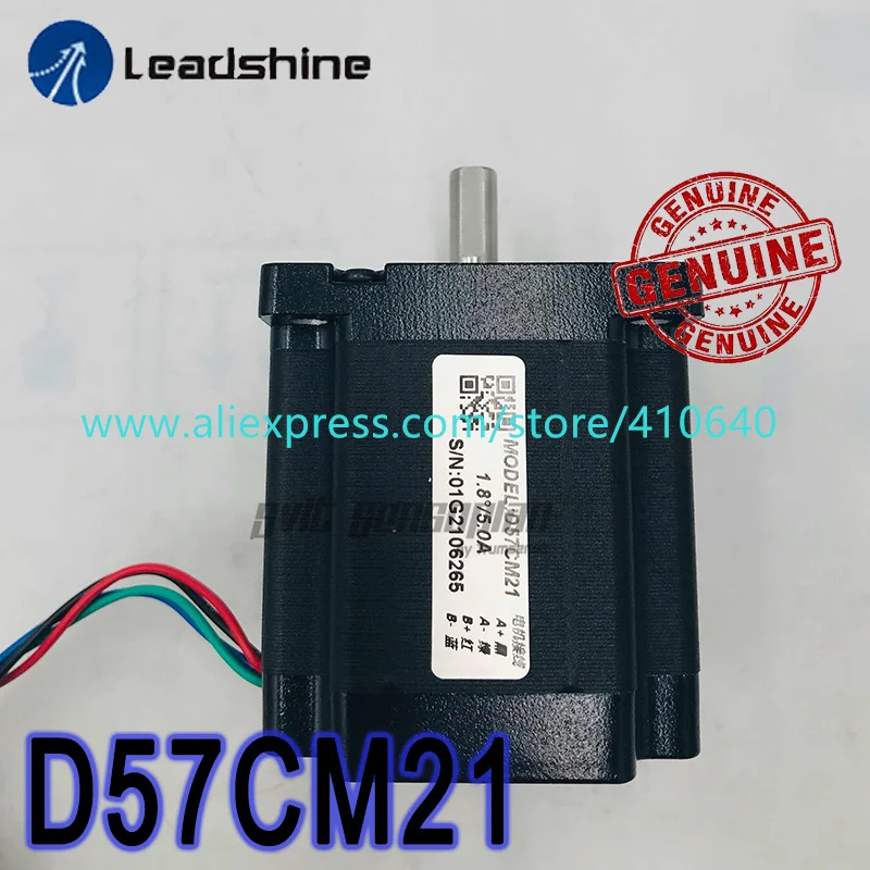 حقيقي Leadshine D57CM21 أكبر نيما 23 خطوة المحرك 2.1 N.m عزم الدوران 6 A 67 متر طول ل نك روثر النقش بالليزر المعدات