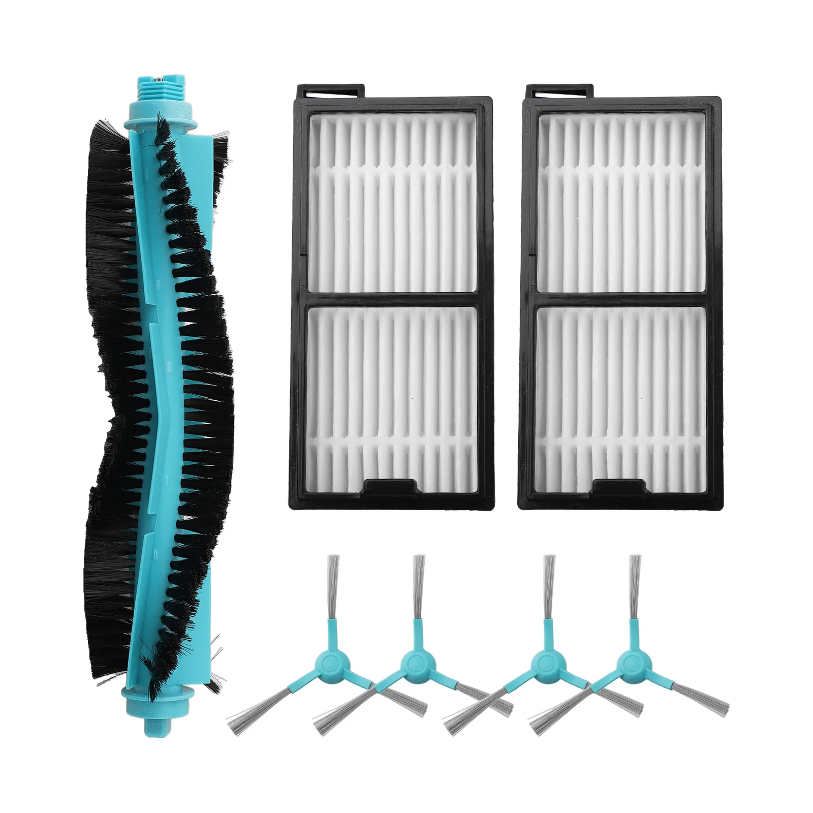 청소 브러시 ​​세트 로봇 진공 액세서리 코너 청소 기능 Conga 5090 용 효율적인 청소 성능