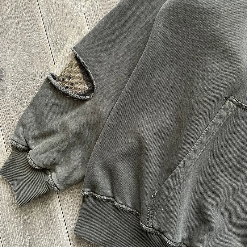Kapital Kountry Smilie Patch Reversible Hoodies