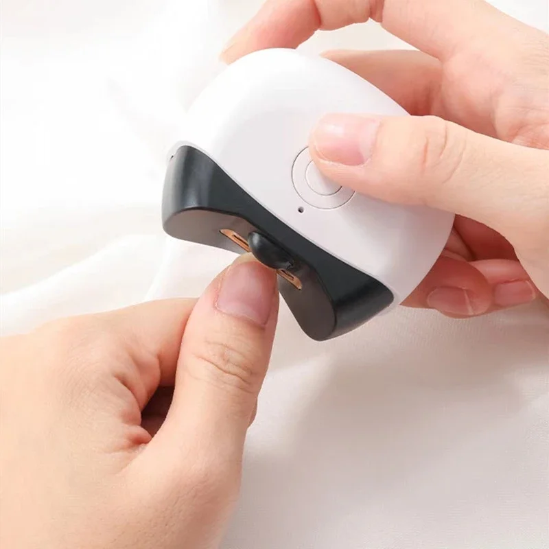 Automatic Electric Nail Clipper with LED Light,USB Rechargeable Nail Grinder & Polisher for Baby Adults, Fast Blade Trimmer Tool