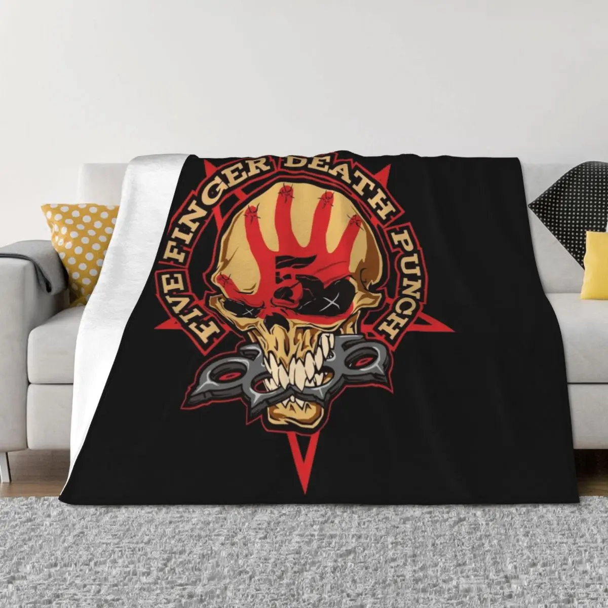 

kitten pixie wearing translucent wings five finger death punch Throw Blanket sofa bed Comforter Custom Winter beds Blankets