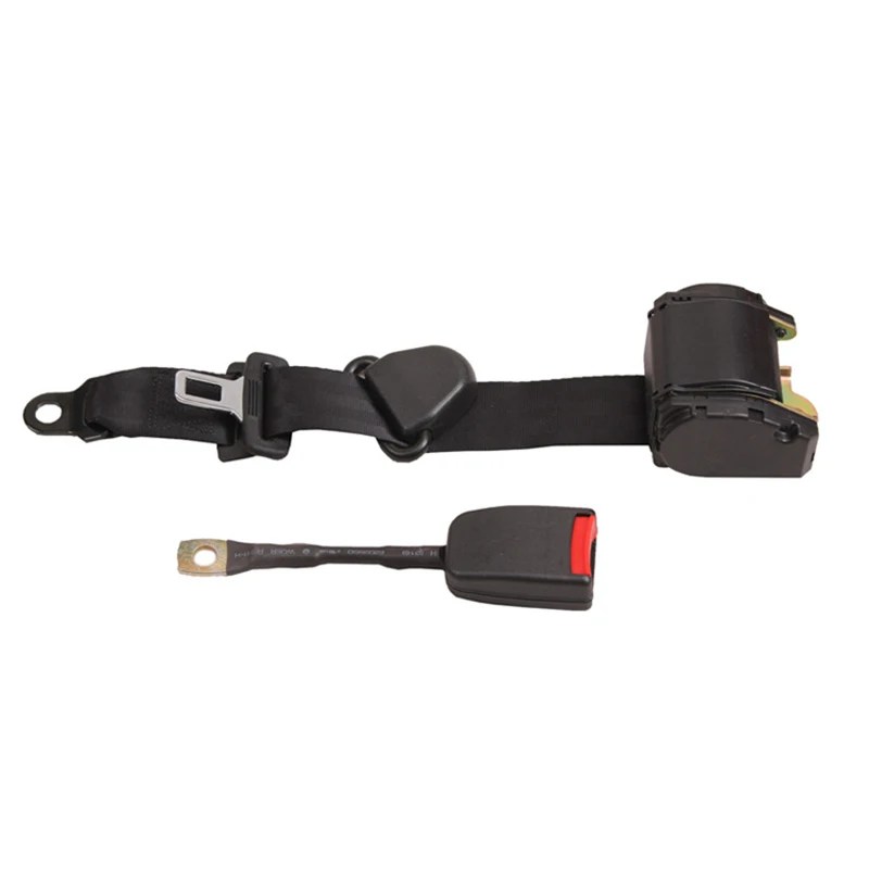 1Set Universal Retractable Belts 3.4 Meters with Belts Bracket Kits Universal Adjustable Retractable Lap Seat Belts