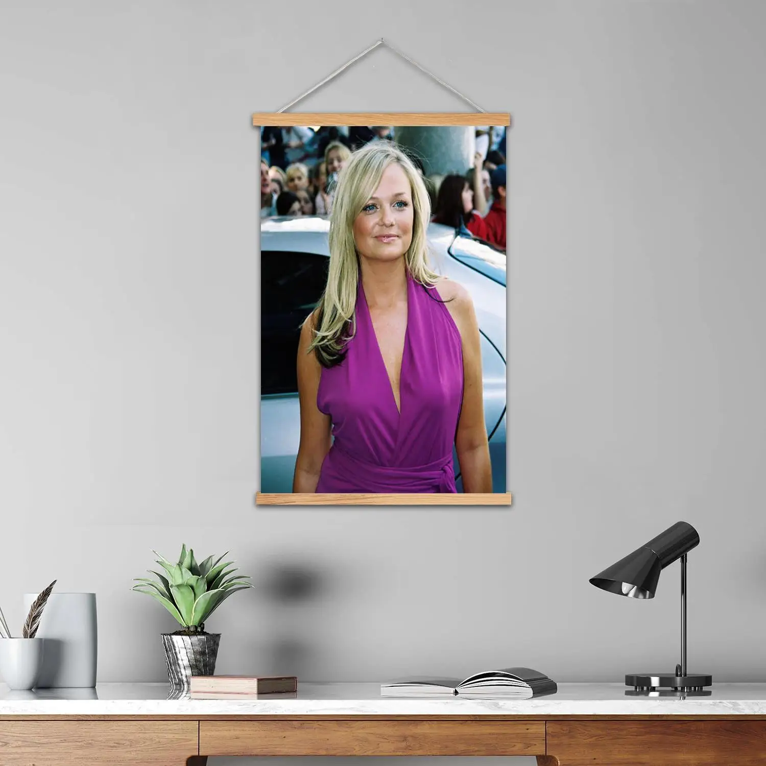 إيما بونتون مؤطرة جدار اللوحة قماش ملصق فني وفن جدران، ديكور غرفة نوم الأسرة الحديثة، الملصقات، اللوحة الزخرفية