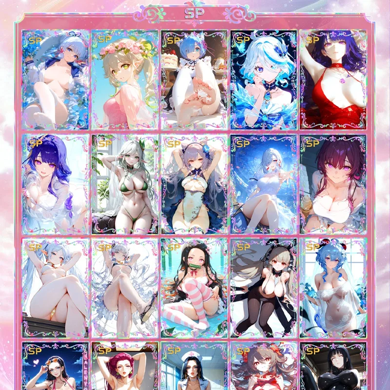 Newest Brilliant Starlight 2 A6 Size Waifu Hobby Collection Game Board Doujin Booster Box Nude Card Toys Gifts