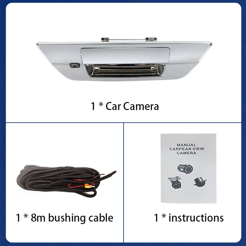 AHD 1080P Golden lens Pickup Truck Tailgate Handle Reverse Camera For Toyota Hilux 2015 - 2021 Waterproof Backup Camera