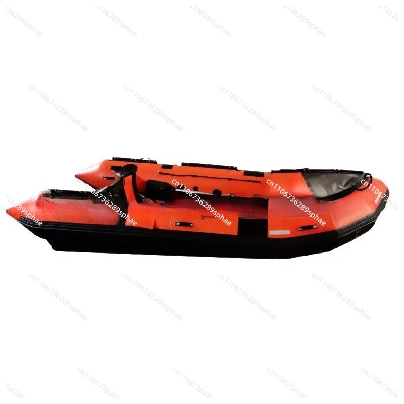 Aluminum alloy bottom thickened assault boat water rescue lifeboat thickened foldable thickened kayak