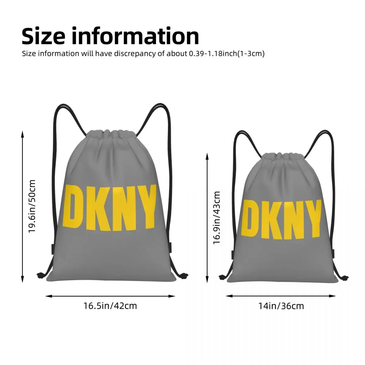 DKNYS Drawstring Backpack Gym Sports Sackpack Water Resistant String Bag for Cycling