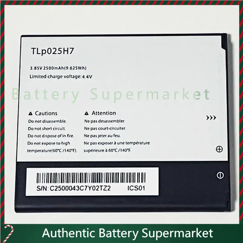 

Новый аккумулятор для Alcatel Pixi 4 5.5, 5012F, 5012G, 5048A, 5048T, 5048U, TLi025A1, 3,85 В, 2500 мАч TLp025H7
