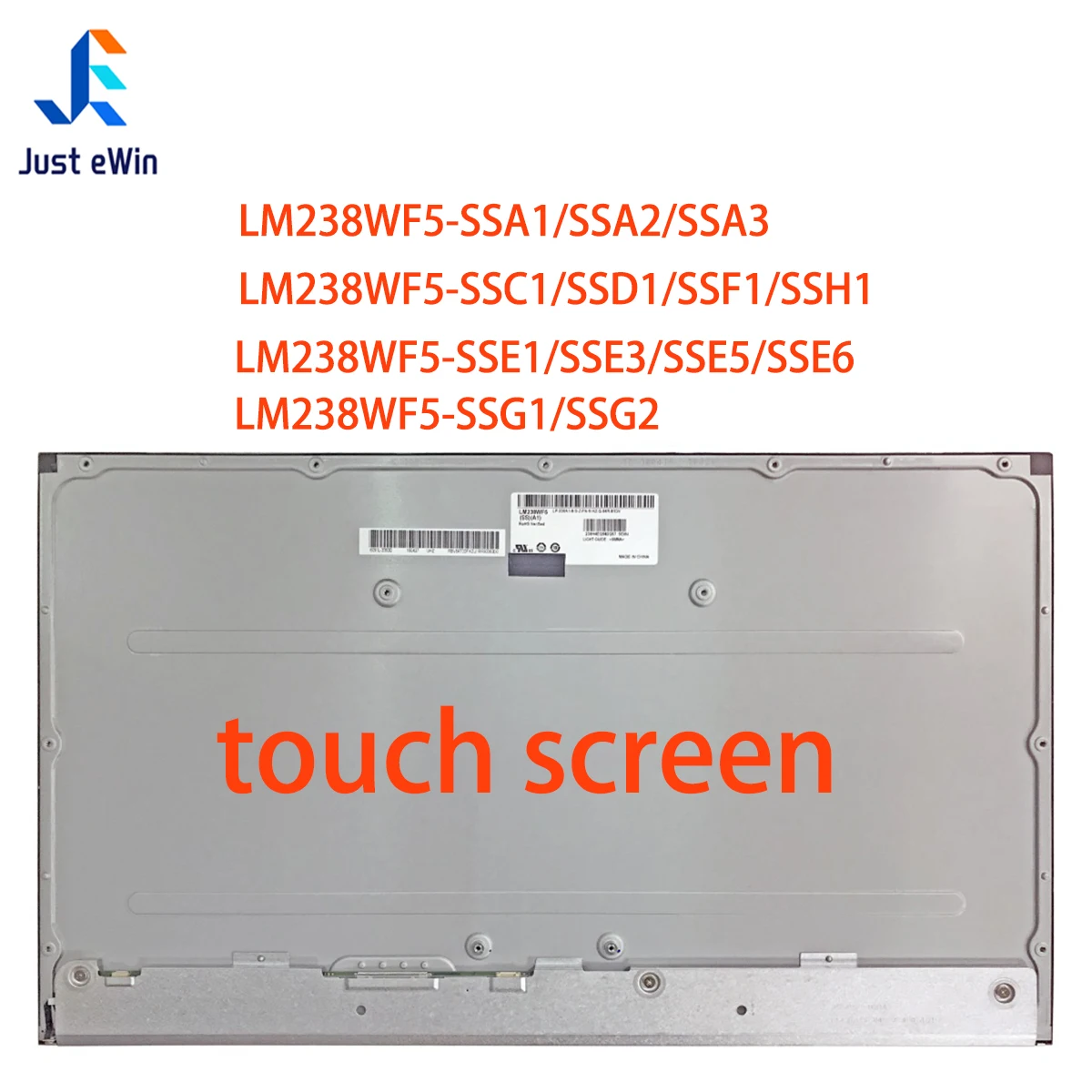 

Original 23" Touch Screen LM238WF5 SSA1 SSA2 SSA3 SSC1 SSD1 SSF1 SSH1 SSE1 SSE3 SSE5 SSE6 SSG1 SSG2 30 Pins LCD Monitor Display
