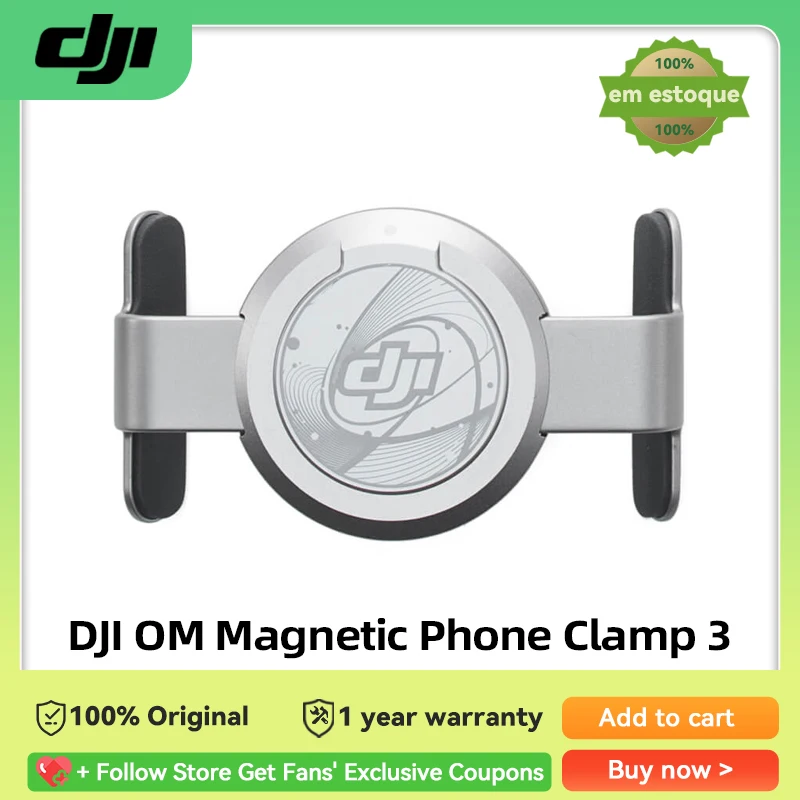 DJI OM Magnetic Phone Clamp 3 Sleek Magnetic Quick Connection For DJI Om Accessories Original In Stock