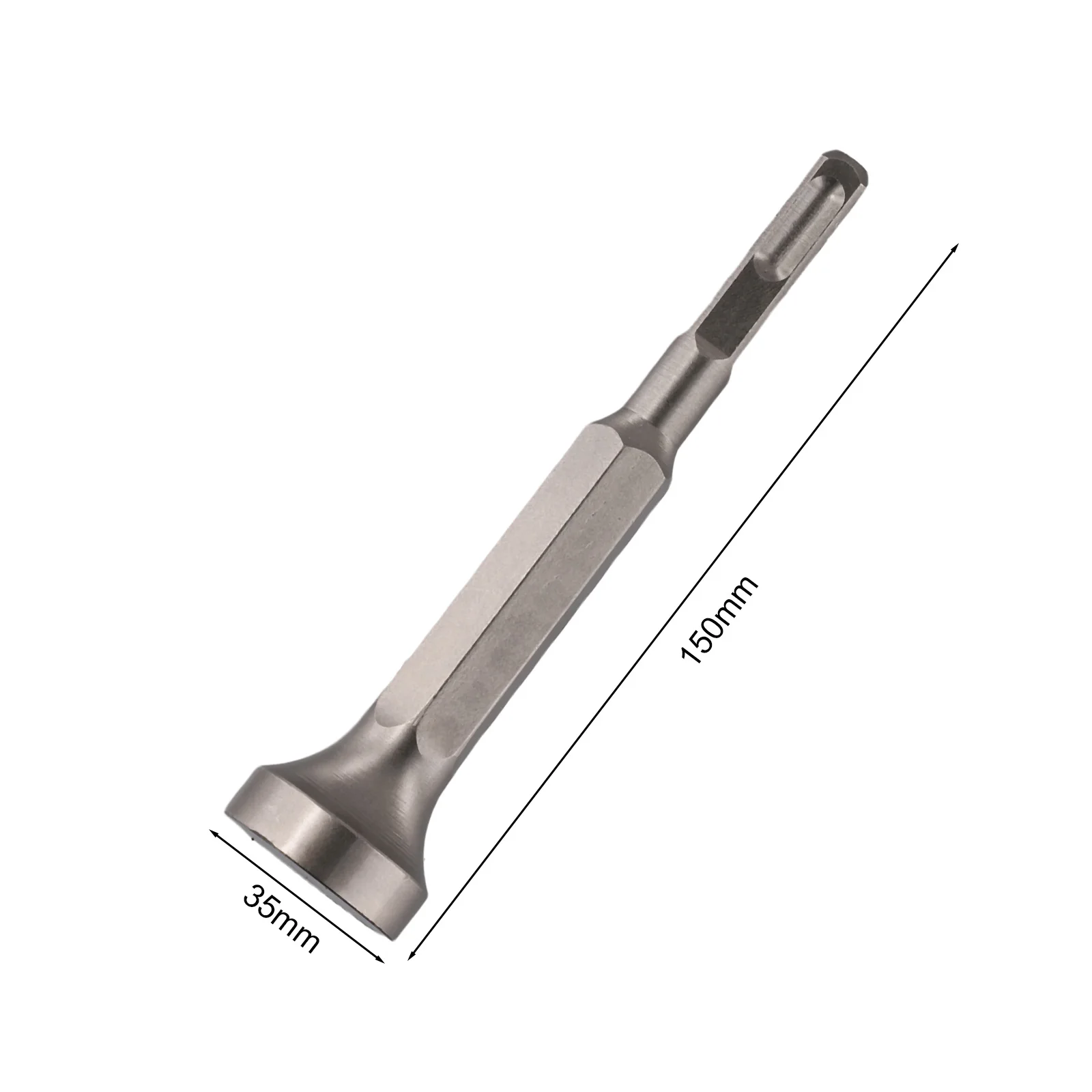 Ground Rod Hammering Tool Metal Driver Ground Rod Driver Hexagonal Handle Compatible Round Handle Compatible For Hammering Bolts