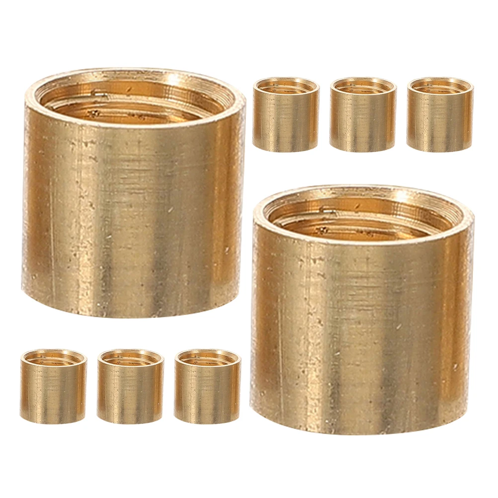 

8 Pcs Pool Cue Repair Tools Screws Billiard Cup Screw-on Tips Replacement for Cues Stick Accessories Copper Sticks