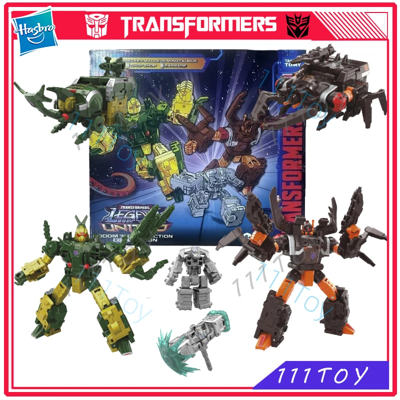 En Stock Hasbro Transformers juguetes clásicos Legacy United Minotaurus Chop Shop Barrage figura de acción Robot juguete recoger regalo Hobbie