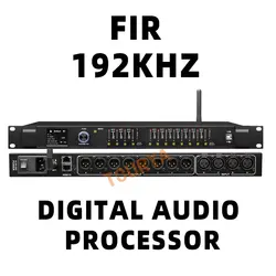 TR48 Fir 192kHz Professional Digital Audio Processor 4-In 8-Out Speaker Audio Matrix Signal Processor DSP Level Performance