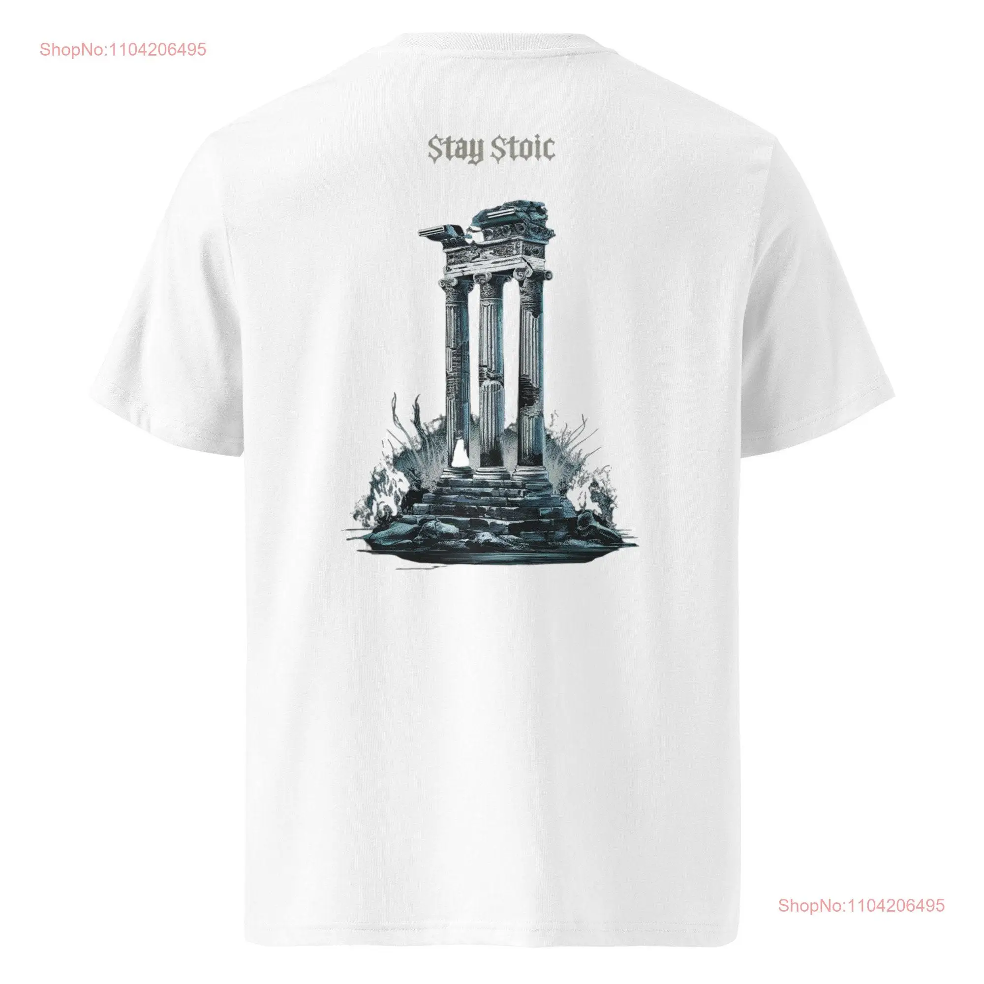 Stay Stoic Cotton Heritage T Shirt long or short sleeves