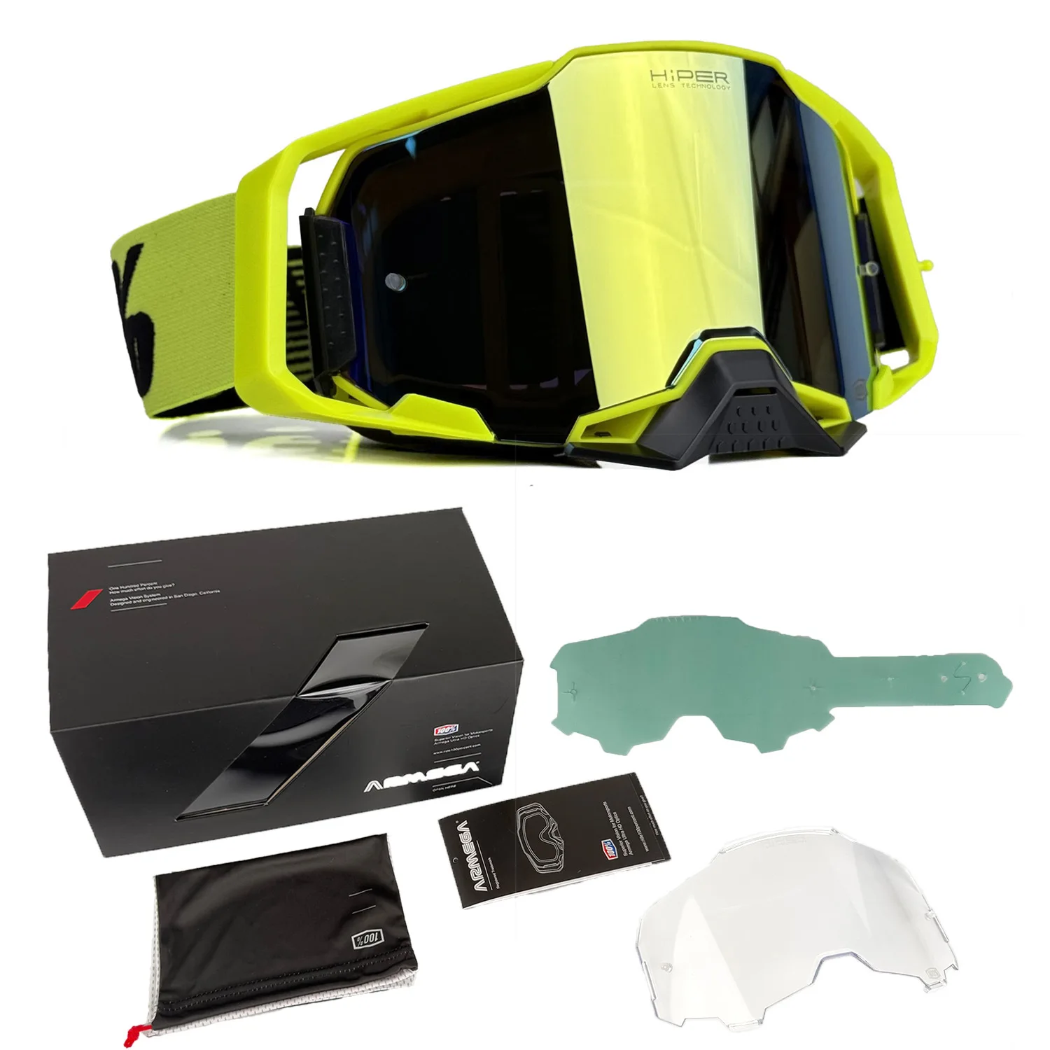 

2026 Professional Motorcycle Goggles Off-Road Dirt Bike Goggles Anti-Fog Windproof Dustproof ATV MX Snowmobile