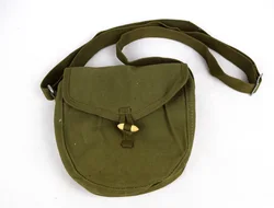 Vietnam War Period Surplus Chinese Army Type 56 Drum Mag Pouch Mag