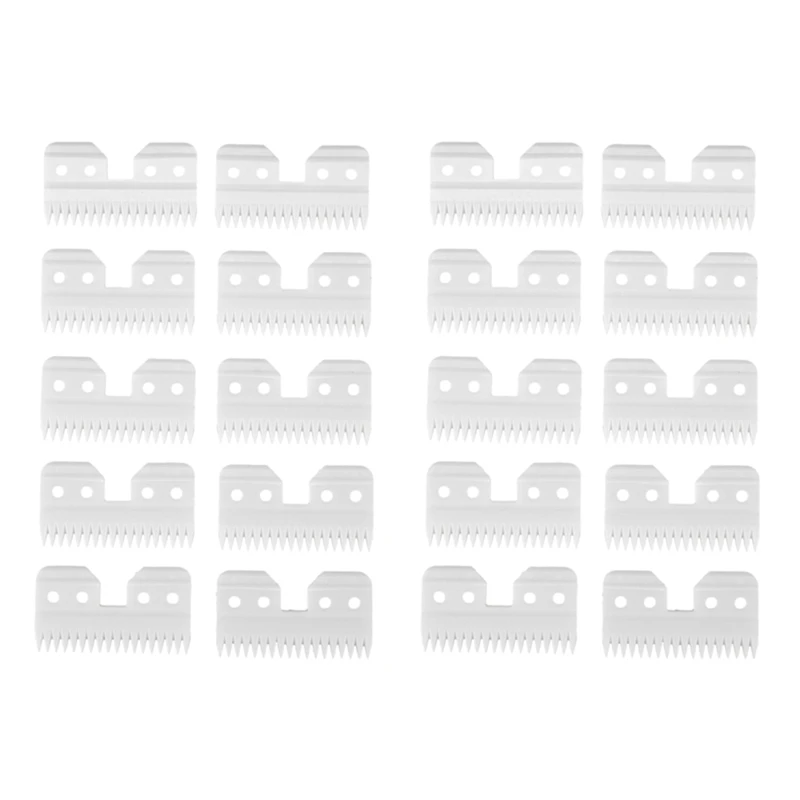 

20Pcs Accessories Ceramic 18 Teeth Pet Ceramic Clipper Cutting Blade For Oster A5 Series