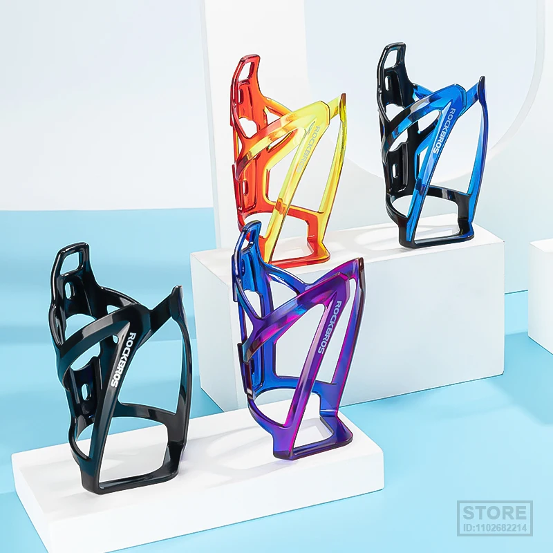 ROCKBROS Cycling Bottle Cages MTB Road Bicycle Water Holder Colorful Lightweight Bracket Accessory