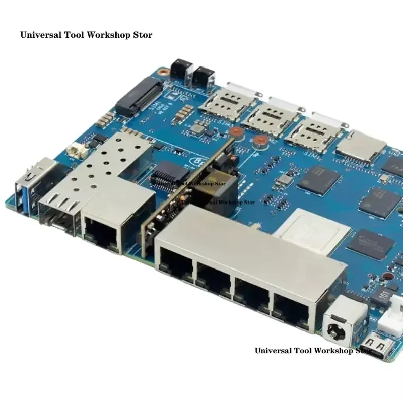 Banana Pi BPI-R4 WiFi 7 Router Board with MTK MT7988A Design 4GB RAM 8GB eMMC for Banana Pi