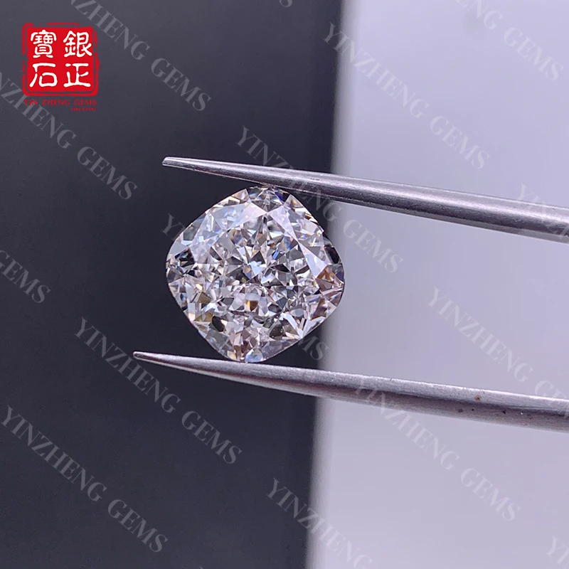 YinZheng Lab Grown Diamond CVD Almofada Corte 1.0-1.49ct Diamantes Cultivados em Laboratório D Cor VVS2 EX EX Lab Diamond com Certificado IGI