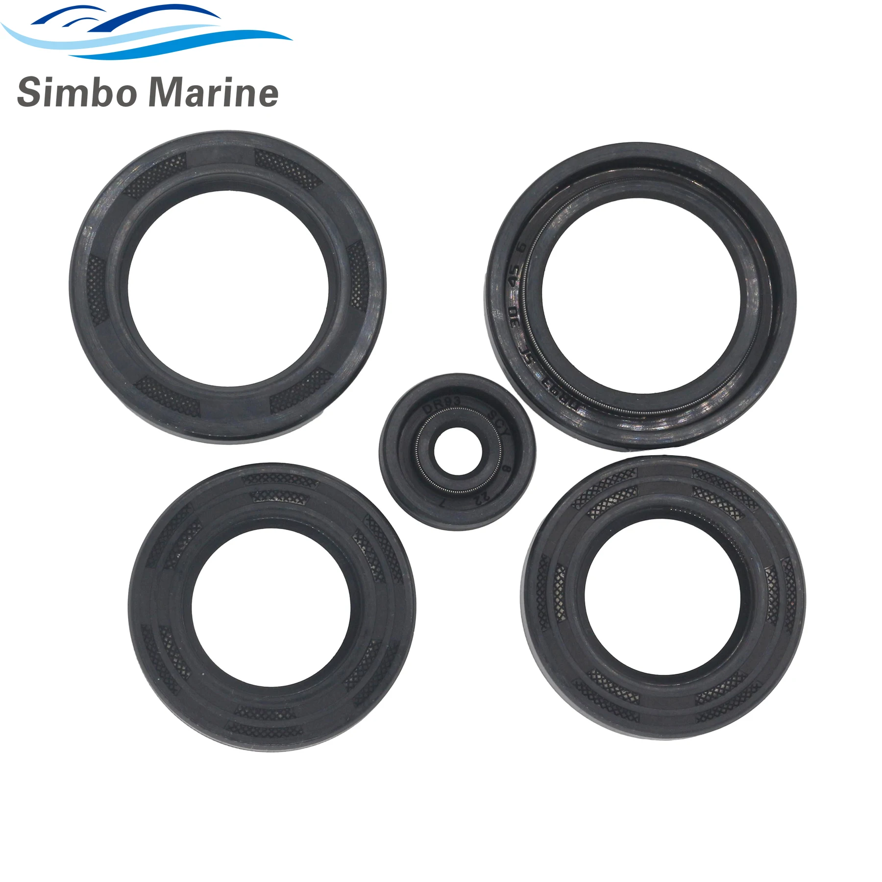 25700-93J00 Lower Unit Gearcase Seal Kit for Suzuki Johnson 4-Stroke DF 150 To 250 HP Outboard Engine 5035077 18-8380