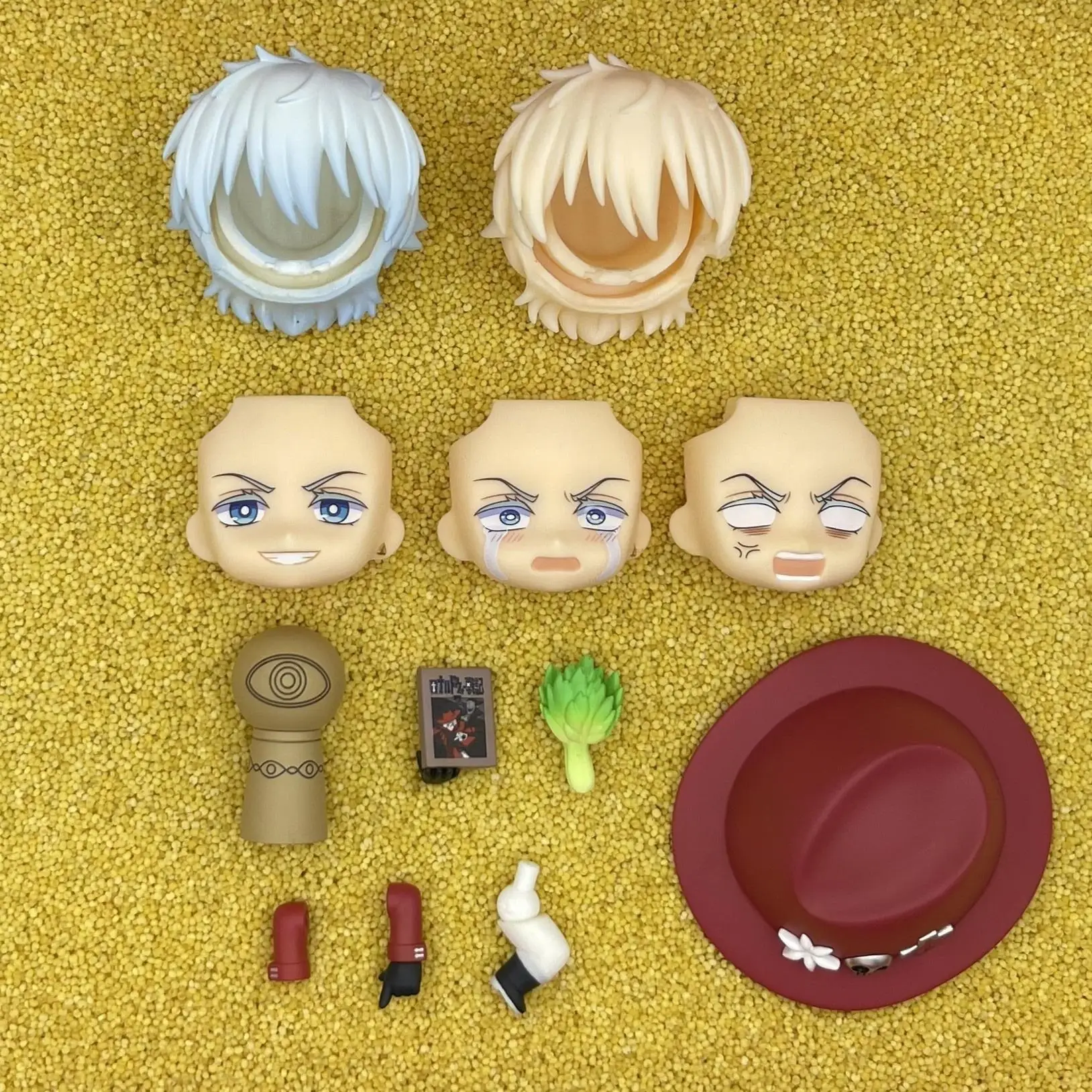 

luonade GSC Clay Man Face doll face hair doll accessories