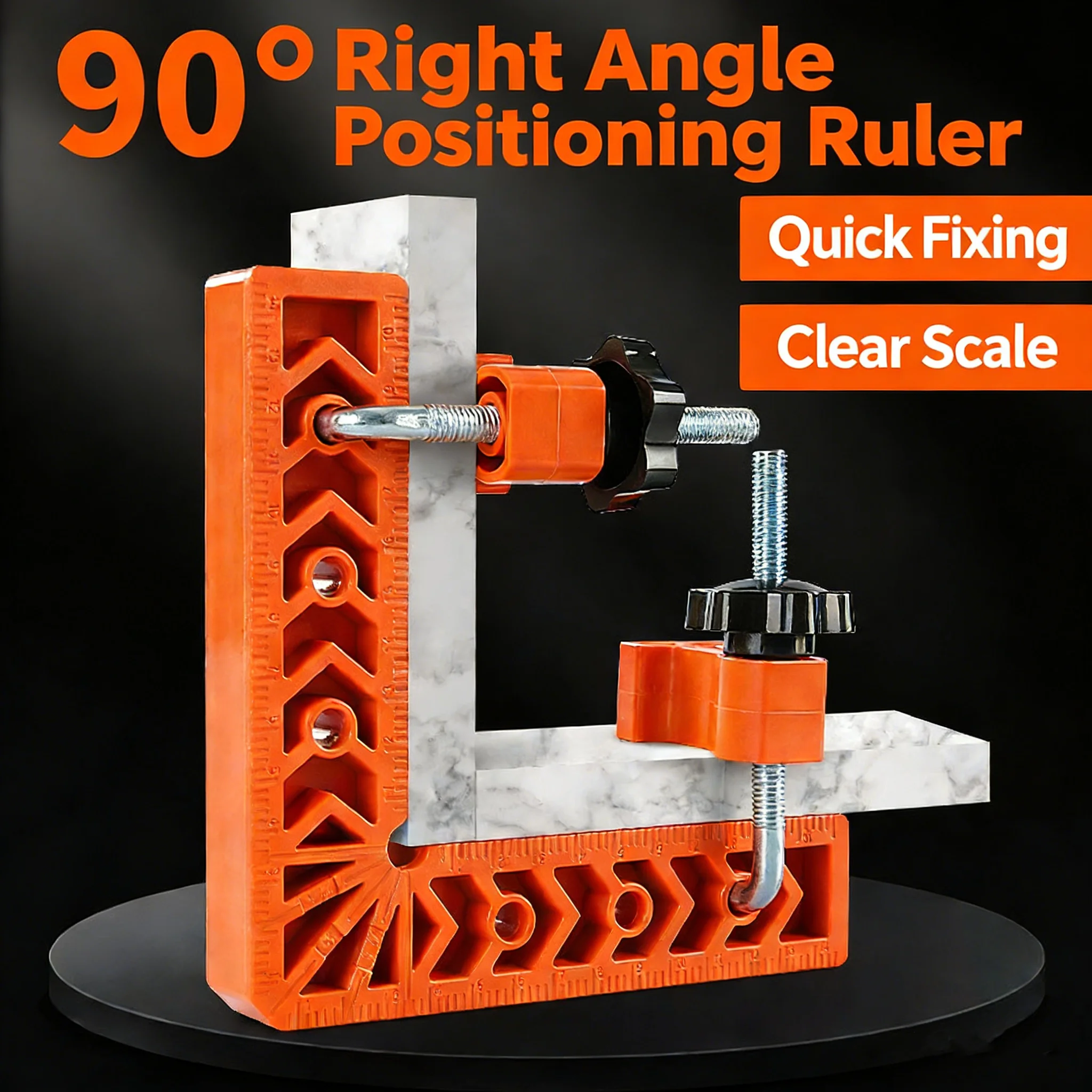 

90 Degree Right Angle Locator L-type Stone Splicing Fixing Ruler