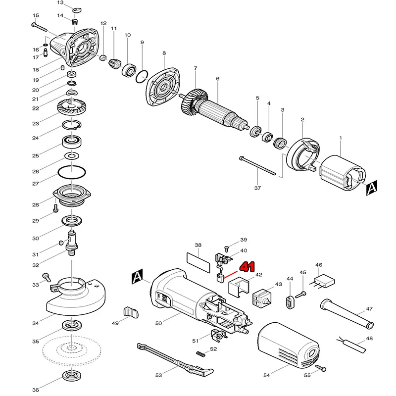 

4 шт. угольная щетка CB325 CB-325 замена для угловой шлифовальной машины Makita 9556 9553