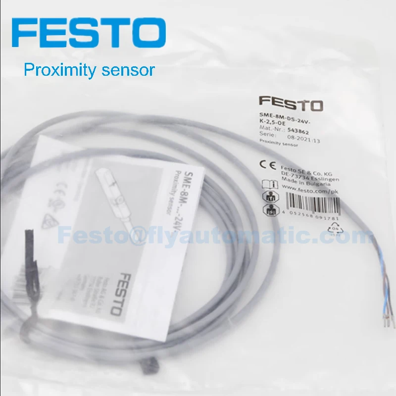 Imagem -06 - Festo-sensor de Proximidade Smt10m-ns24v-e-25-l-oe 551377