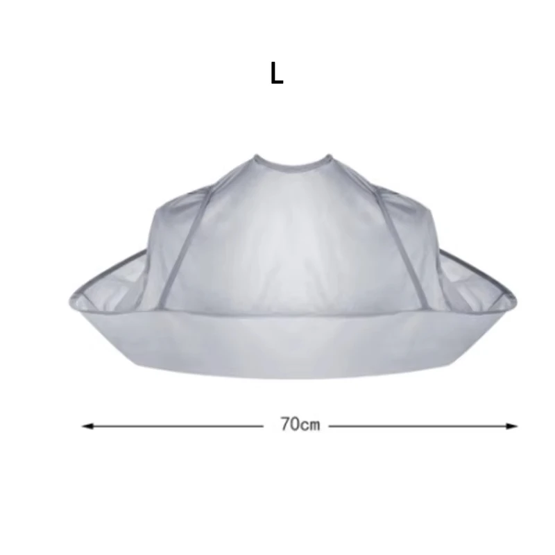 Creative DIY Apron Hair Cutting Cloak Coat Salon Barber Stylist Cape Umbrella Haircut Cloak Hairdressing Home Cleaning Protector